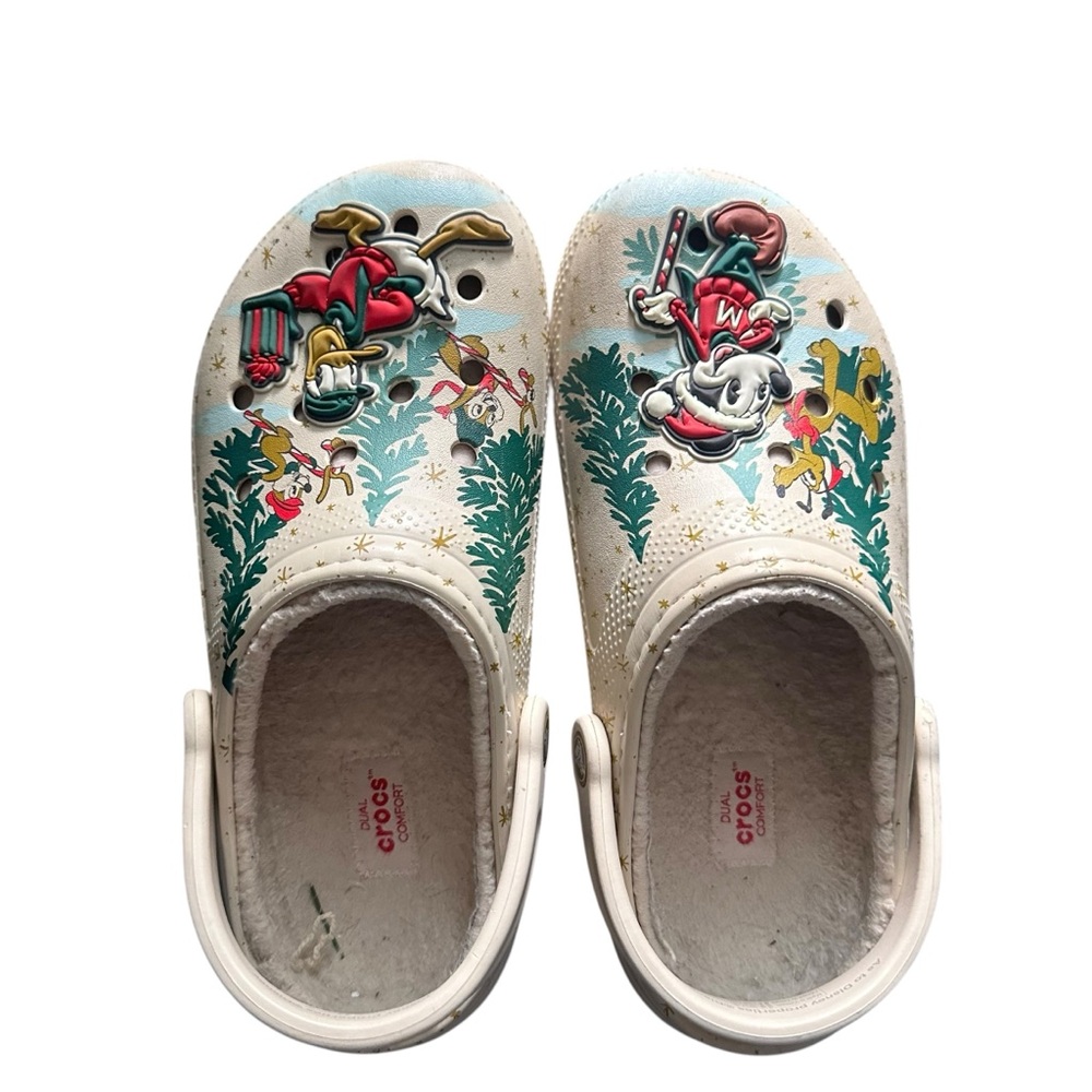 Disney Parks‎ 2022 Christmas Crocs Mickey and Donald Size M8/W10